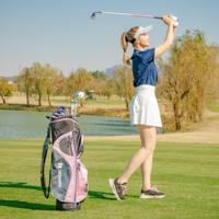 Complete Dames Golfclubset 11-Delige Set Golfclubs Rechtshandig met Draagtas en Regenhoes en1 Driver en 3 Fairway 5 Hybride 5/6/7/8/9/ P/S Ijzer Putter - thumbnail