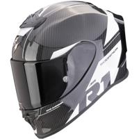 SCORPION EXO-R1 Evo Carbon Air Rally, Integraalhelm, Zwart-Wit