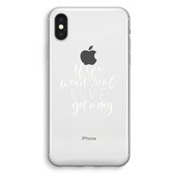 Partner in crime: iPhone X Transparant Hoesje - thumbnail