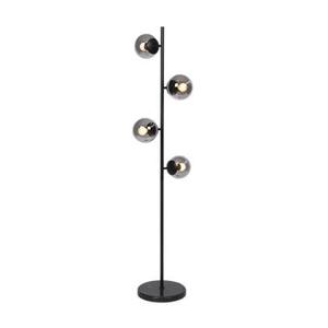 Atmooz Vloerlamp Twister E14 Metaal - Zwarte Staande Lamp