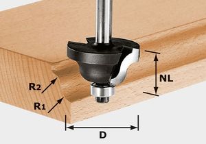 Festool Accessoires HW S8 D31,7/R4/R4 Dubbele radialenfrees | 491029