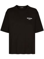 Dolce & Gabbana DGVIB3 t-shirt en coton à logo imprimé - Noir