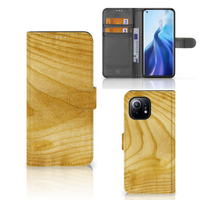 Xiaomi Mi 11 Book Style Case Licht Hout