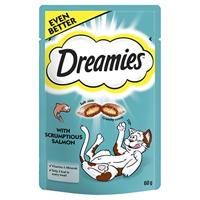 Dreamies Cat Treats - Salmon 60g