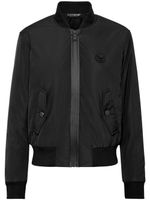 Plein Sport veste bomber zippée à patch logo - Noir