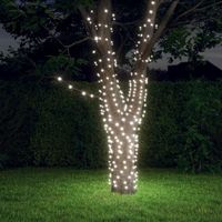 5 st Lichtslinger met 200 LED's solar binnen/buiten koudwit - thumbnail