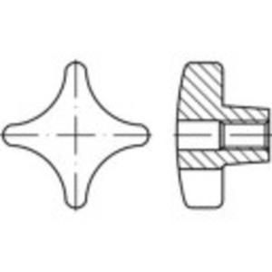 TOOLCRAFT 138246 Kruisgrepen 12 mm Gietijzer 10 stuk(s)