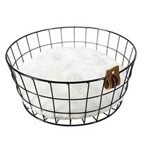 EUROPET BERNINA Kaviaarmand in rond metaal Duvo + - Zwart - Voor katten