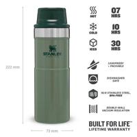 Stanley STANLEY The Trigger-Action Travel Mug 0,47L Hammertone Green