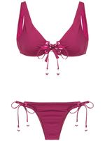 Amir Slama lace up bikini - Rose - thumbnail