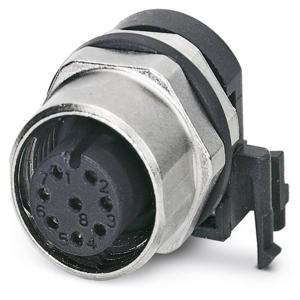 Phoenix Contact 1437025 Sensor/actuator inbouwconnector M12 Aantal polen: 8 Bus, inbouw 10 stuk(s)