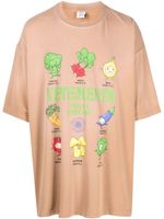 VETEMENTS t-shirt Vegan à logo imprimé - Marron - thumbnail