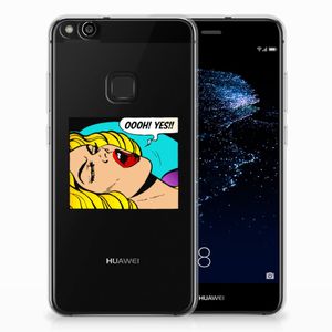 Huawei P10 Lite Silicone Back Cover Popart Oh Yes