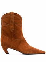 KHAITE bottines The Dallas - Marron - thumbnail