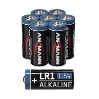 ANSMANN LR1 1,5 V alkaline batterij - 8-pack Lady N batterijen geschikt voor alarmsystemen, verwarmingsthermostaten, sensoren, alarmsystemen en nog veel meer - wegwerpbatterij