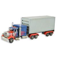 A TIN MODEL OF A CONTAINER TRUCK