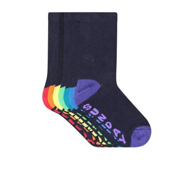 WE Fashion sokken - set van 7 donkerblauw/multi