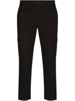 Dolce & Gabbana pantalon cargo à logo - Noir