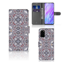 Samsung Galaxy S20 Plus Bookcase Flower Tiles - thumbnail