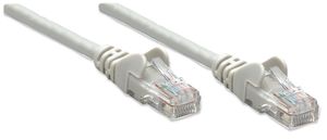 Intellinet 345033 RJ45 Netwerkkabel, patchkabel CAT 5e U/UTP 20.00 m Grijs 1 stuk(s)