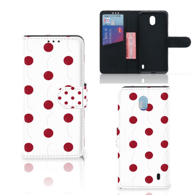 Nokia 1 Plus Book Cover Cherries