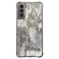 Samsung Galaxy S21 Anti-Shock Hoesje Beton Print