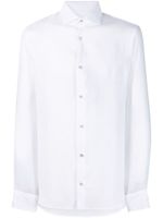 Moorer chemise Sorrento-SA en lin - Blanc