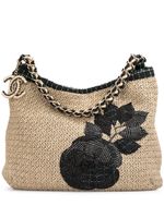 CHANEL Pre-Owned sac porté épaule Camellia - Tons neutres