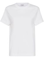 Brunello Cucinelli t-shirt à détail de chaine boule Monili signature - Blanc - thumbnail