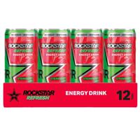 Rockstar - Energy Drink Strawberry Lime No Sugar - 12x 250ml - thumbnail