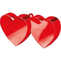 Ballongewicht Dubbel Hart Rood 150gr