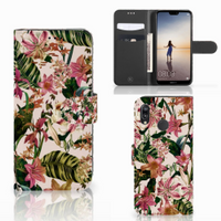 Huawei P20 Lite Hoesje Flowers