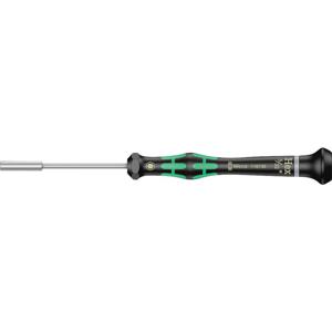 Wera 2069 Dopschroevendraaier Elektronica en fijnmechanica Sleutelbreedte (metrisch): 4 mm Sleutelbreedte (inch): 5/32 inch Koplengte: 60 mm