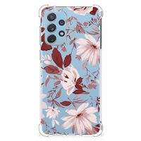 Back Cover Samsung Galaxy A73 Watercolor Flowers - thumbnail