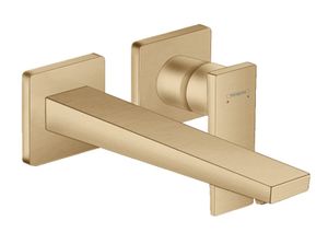 Hansgrohe Metropol inbouw wastafelkraan waterbesparend met uitloop 22.5cm brons geborsteld