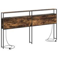 vidaXL Hoofdbord - Modern en praktisch bedaccessoire met USB-C en opbergruimte, perfect voor je slaapkamer