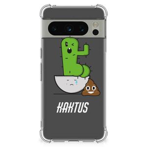 Google Pixel 8 Pro Stevig Bumper Hoesje Cactus Poo