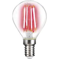 LightMe LM85310 LED-lamp Energielabel G (A - G) E14 Kogel 4 W Rood (Ø x l) 45 mm x 78 mm Filament / Retro-LED 1 stuk(s) - thumbnail