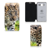 Samsung Galaxy Grand Prime Telefoonhoesje met Pasjes Baby Luipaard