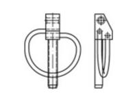 TOOLCRAFT Klapsplitpen Geel verchroomd 50 stuk(s)