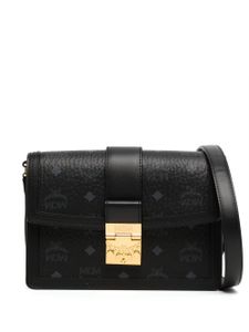 MCM small Tracy monogram crossbody bag - Noir