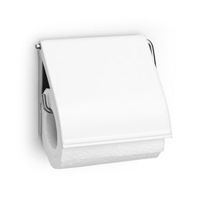 Brabantia toiletrolhouder met klep white