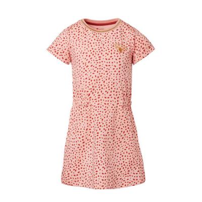 Noppies jurk Lumsden met biologisch katoen roze