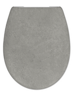 Mueller Toza Grey softclose toiletzitting met Quick-Release - thumbnail