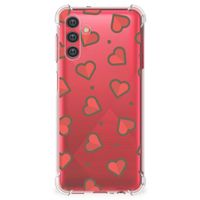 Samsung Galaxy A13 5G | A04s Doorzichtige Silicone Hoesje Hearts