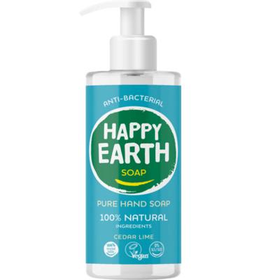 Happy Earth Happy Earth Pure Hand Soap Cedar Lime (300ml) Happy Earth Happy Earth Pure Hand Soap Cedar Lime (300ml)