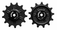 Elvedes Set derailleurwieltjes 2x13T 12V afgedicht zwart - thumbnail