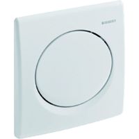 Geberit Bedieningsplaat voor urinoir, pneum.bediening, model Samba, wit 241.319.11.1