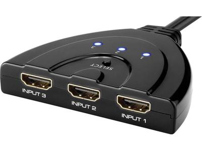 Basetech HM-SW301KT 3 poorten HDMI-switch UHD 4K @ 60 Hz