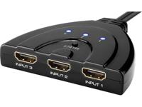 Basetech HM-SW301KT 3 poorten HDMI-switch UHD 4K @ 60 Hz